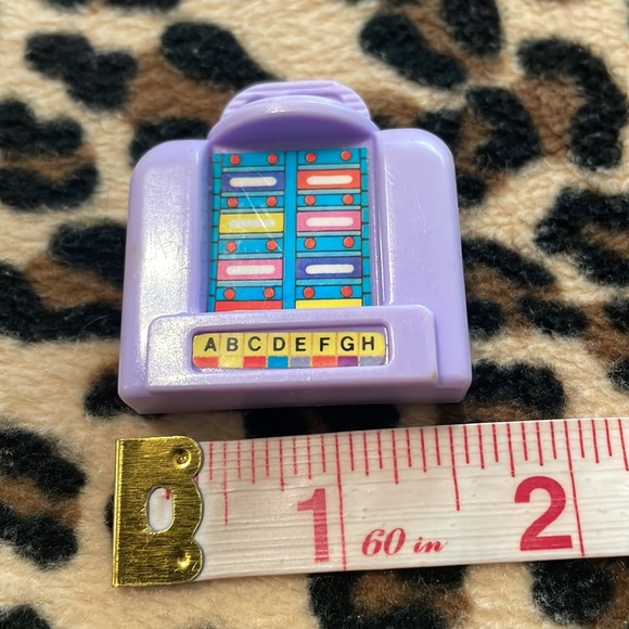 BARBIE 💕 Ken Doll Accessories Vintage 80s 90s Heart Picture Frame Jukebox Mini - Picture 8 of 16